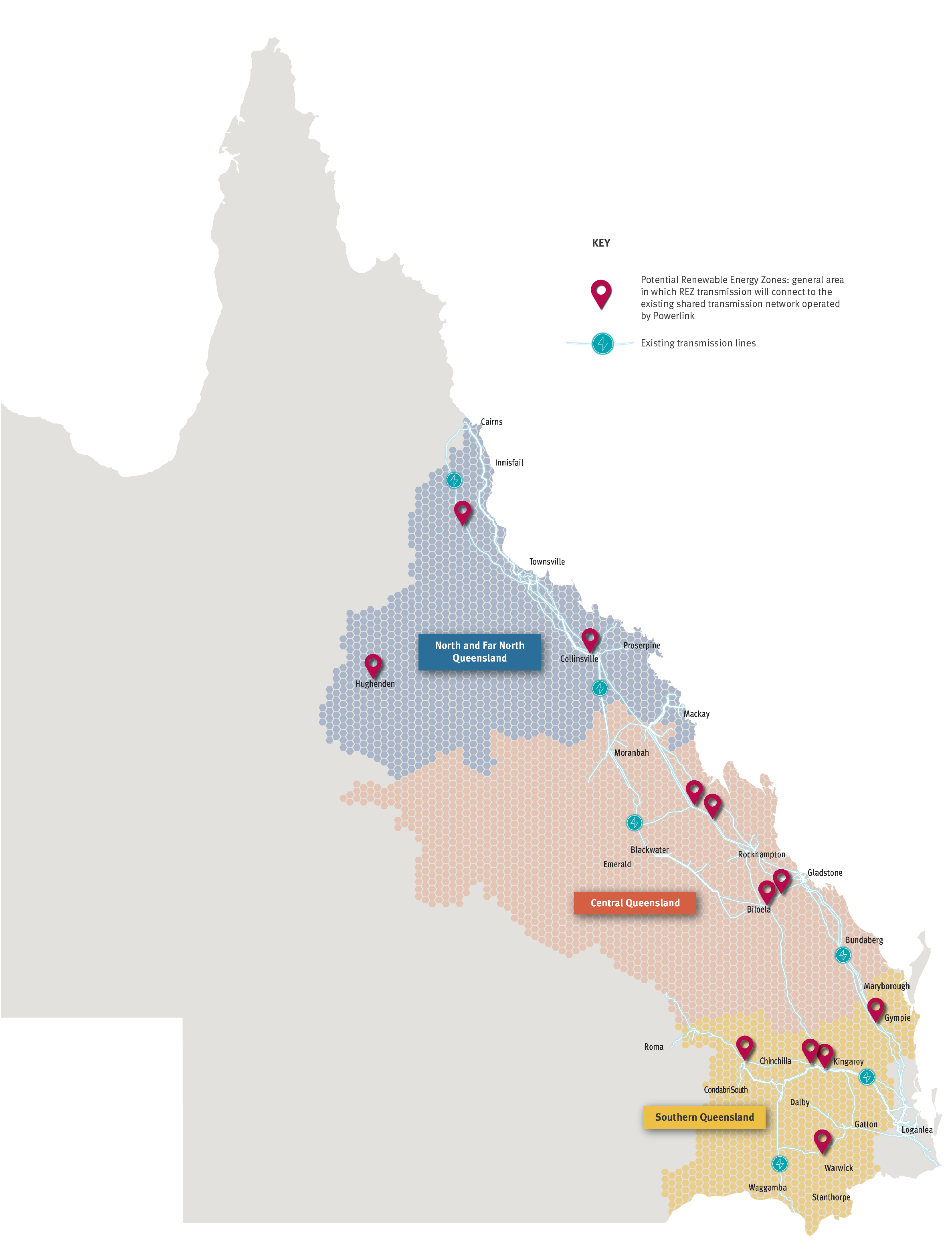Renewable Energy Zone (REZ) Map All Regions Thumbnail Powerlink